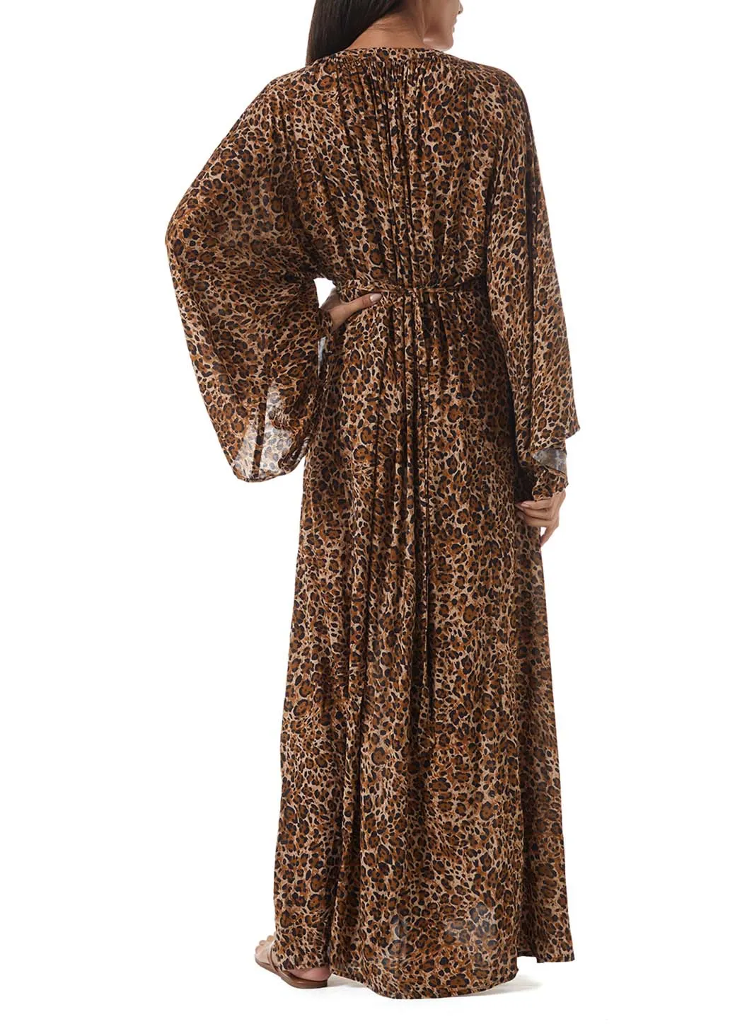 Natalie Cheetah Kaftan sold by Melissa Odabash product image thumbnail 4