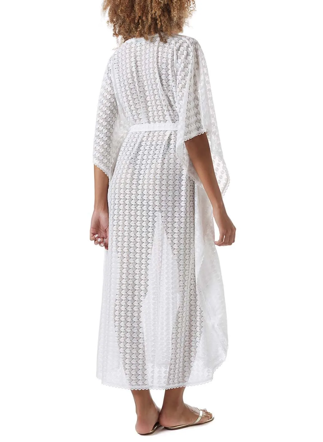 Tara White Kaftan sold by Melissa Odabash product image thumbnail 4