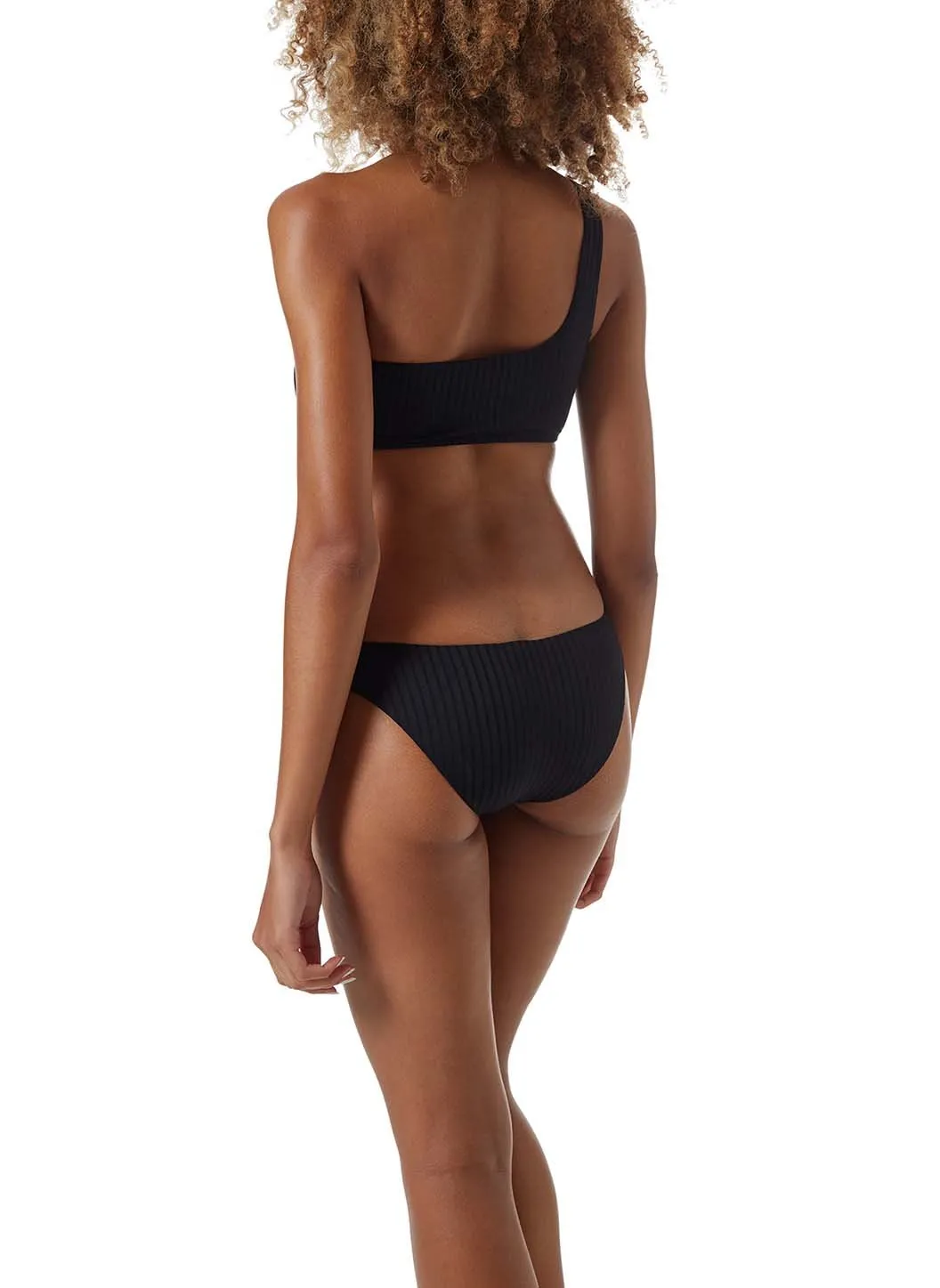 Toulouse Black Ribbed Bikini Bottom sold by Melissa Odabash product image thumbnail 5