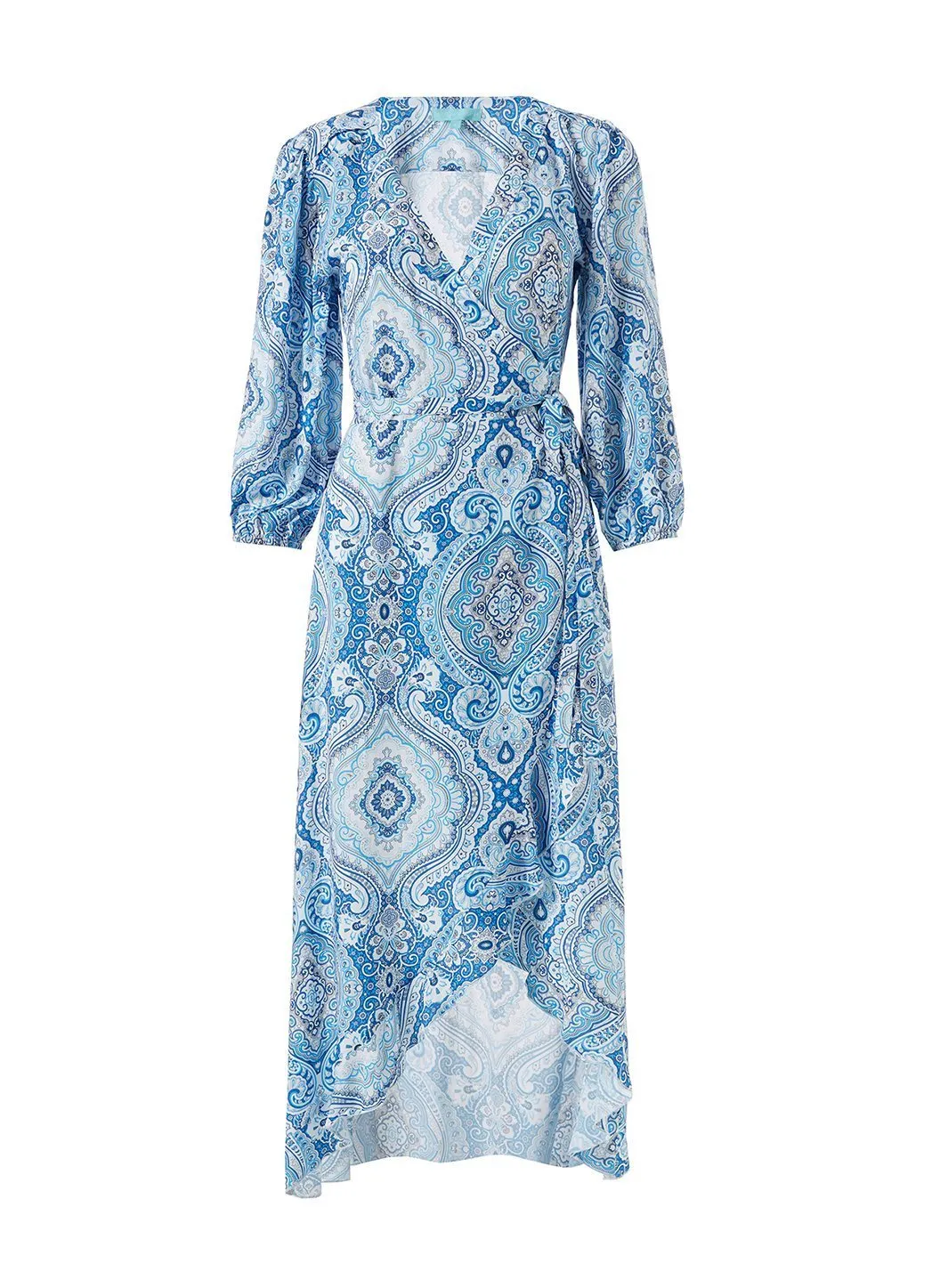 Taylor Blue Paisley Dress sold by Melissa Odabash