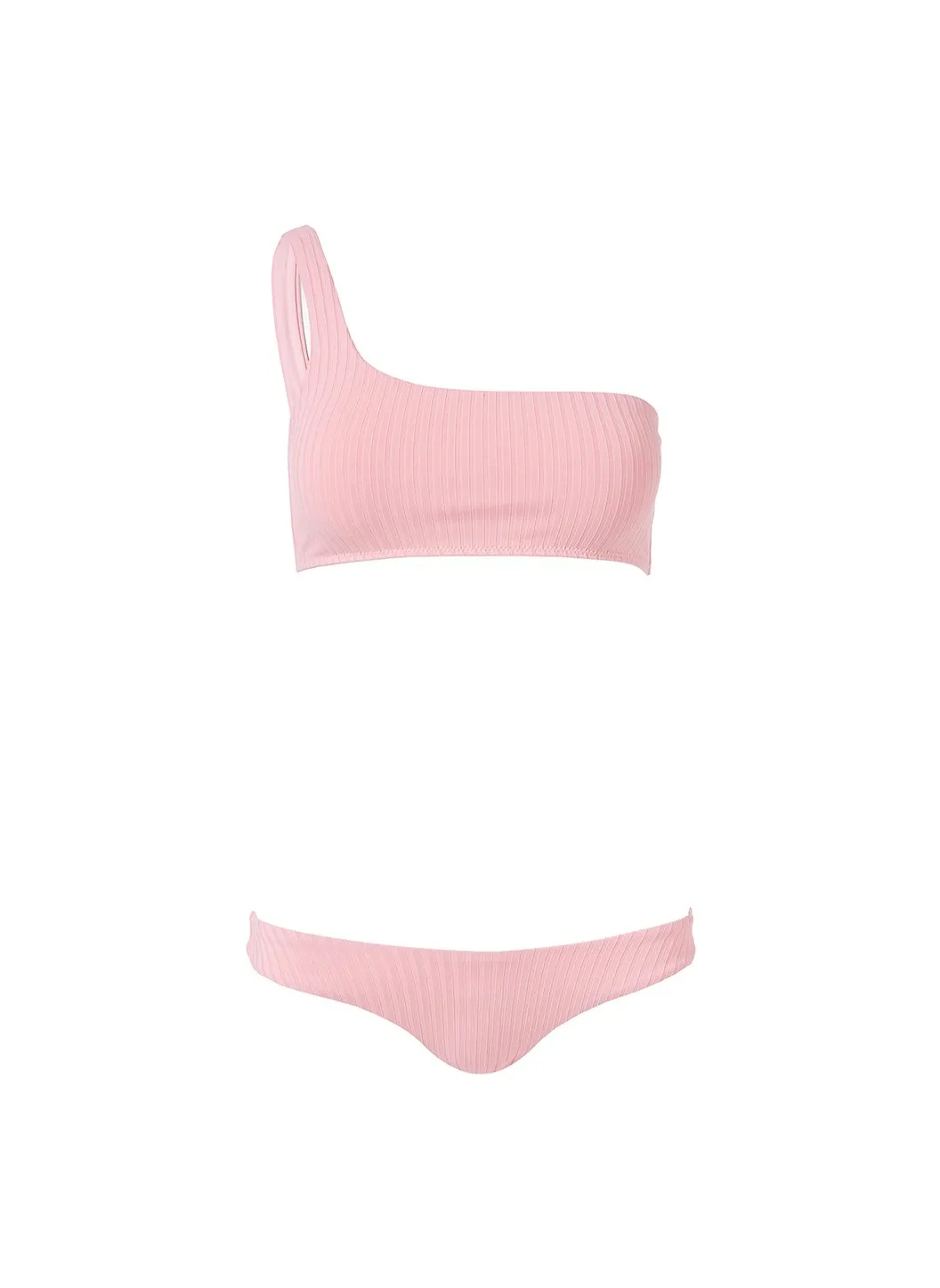 Toulouse Blush Ribbed Bikini Bottom sold by Melissa Odabash product image thumbnail 2