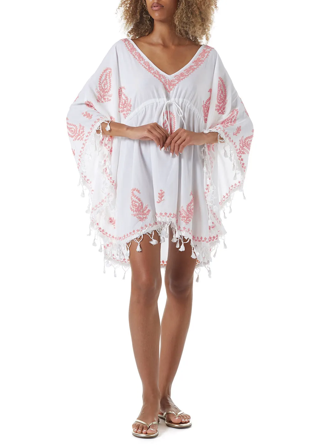 Exclusive Sharize Pink Kaftan sold by Melissa Odabash product image thumbnail 3