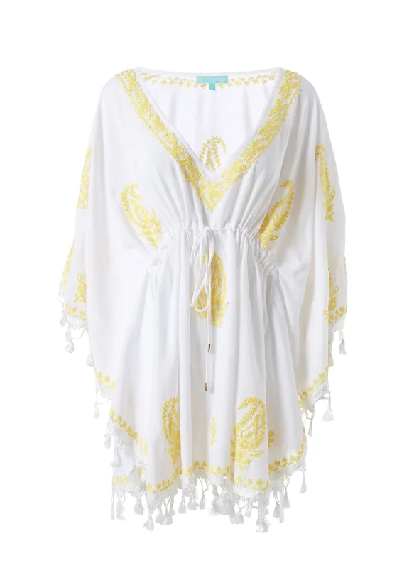 Exclusive Sharize Yellow Kaftan made by Melissa Odabash