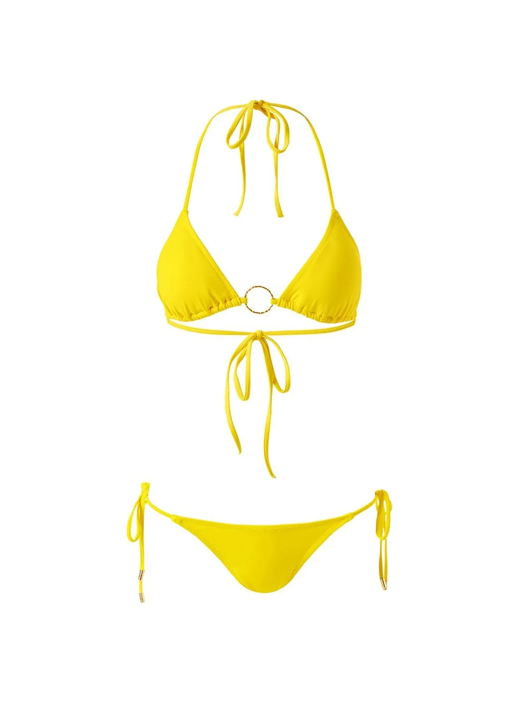 Exclusive Miami Yellow Eco Bikini Top sold by Melissa Odabash product image thumbnail 2