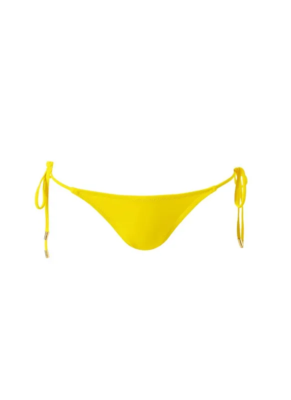 Exclusive Miami Yellow Eco Bikini Bottom made by Melissa Odabash