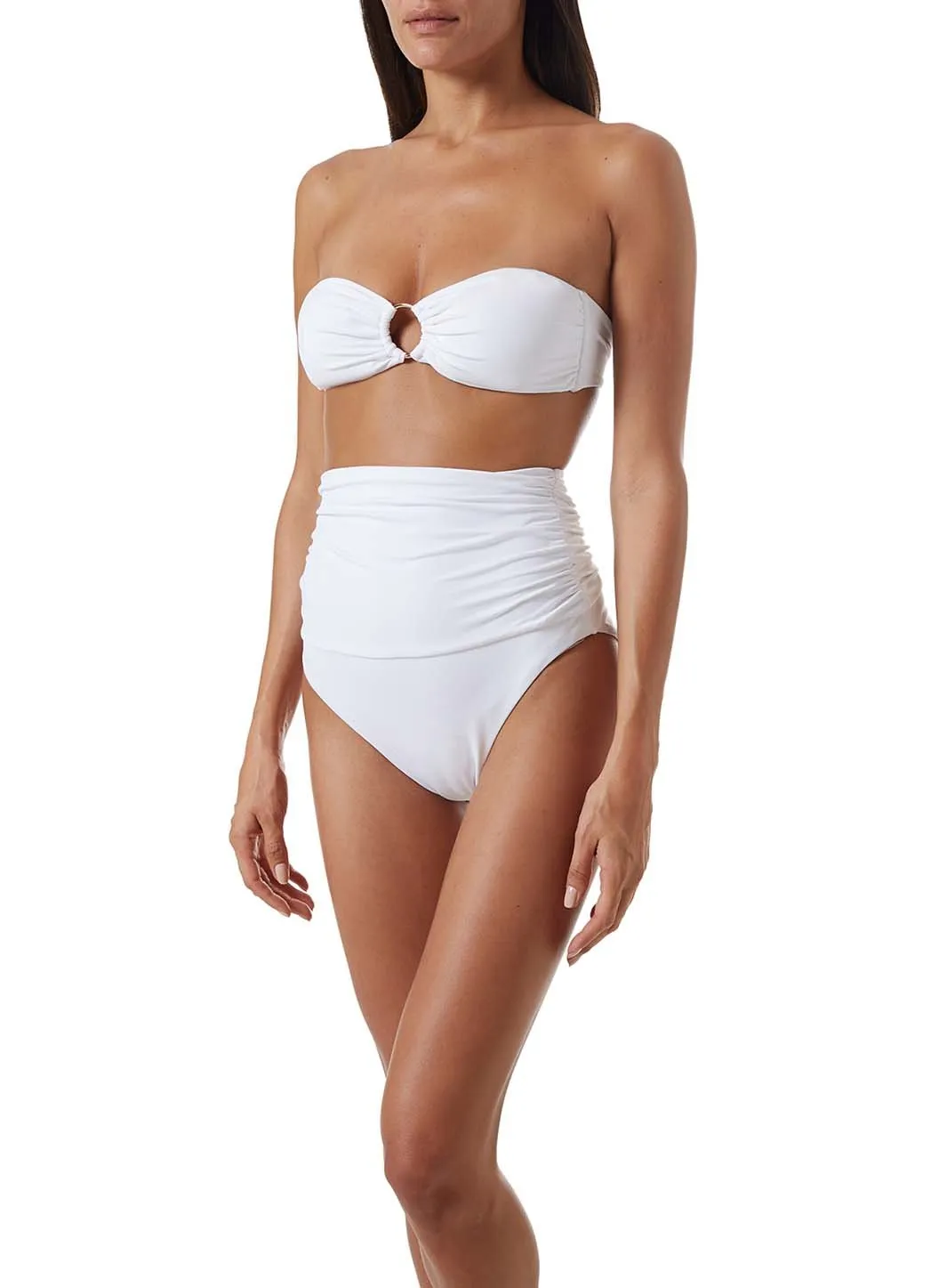Exclusive Ancona White Bikini Top sold by Melissa Odabash product image thumbnail 4