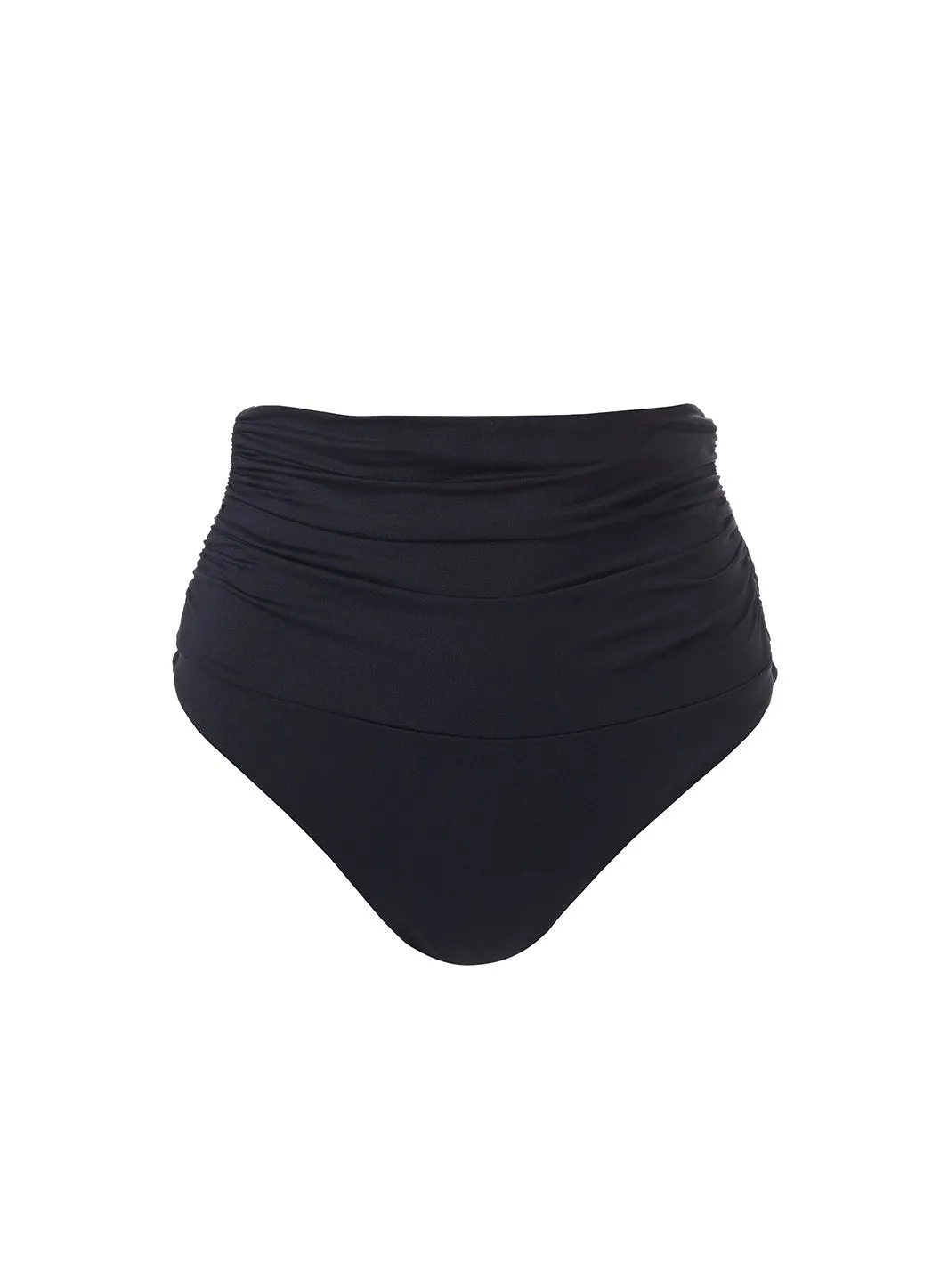 Exclusive Ancona Black Bikini Bottom sold by Melissa Odabash