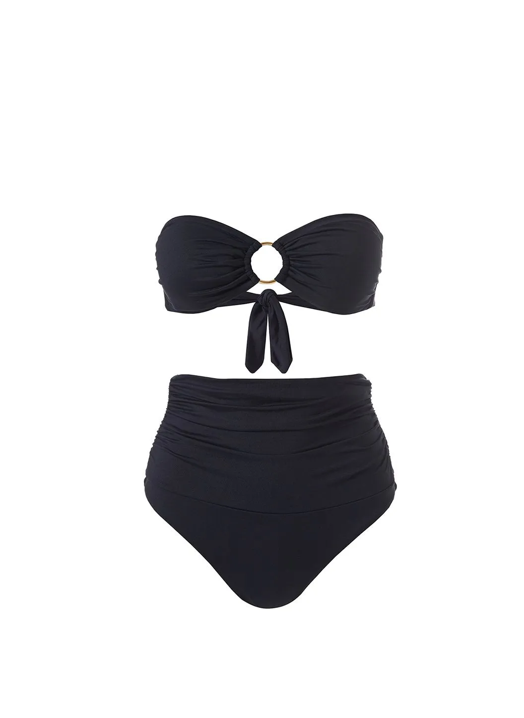 Exclusive Ancona Black Bikini Bottom sold by Melissa Odabash product image thumbnail 2