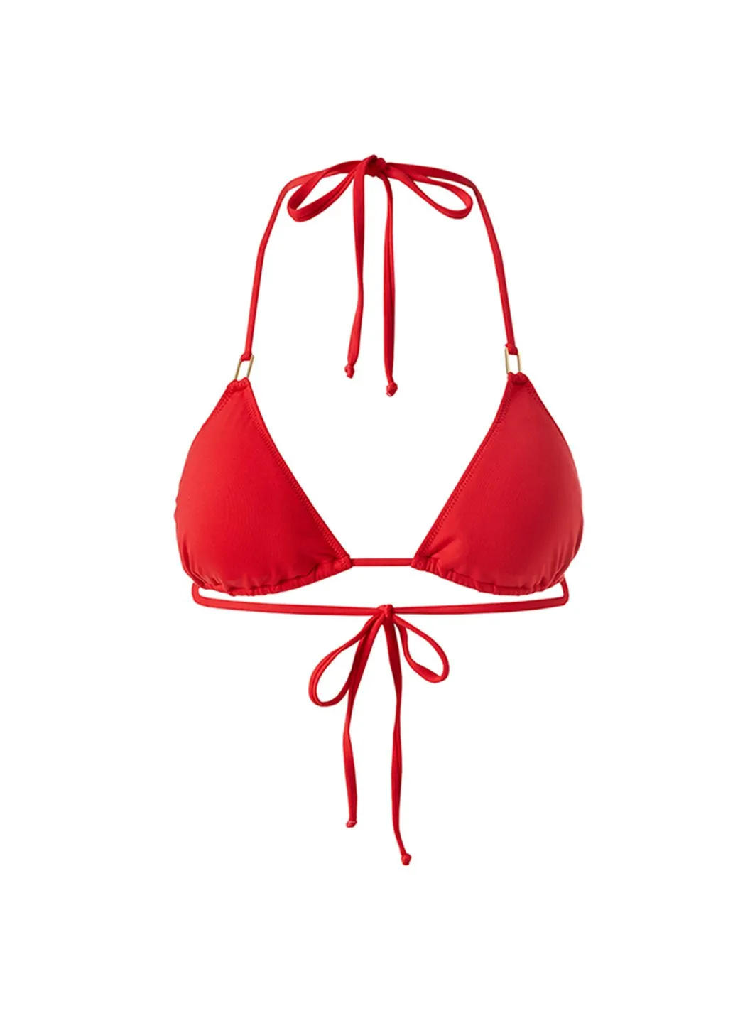 Exclusive Cancun Red Eco Bikini Top sold by Melissa Odabash