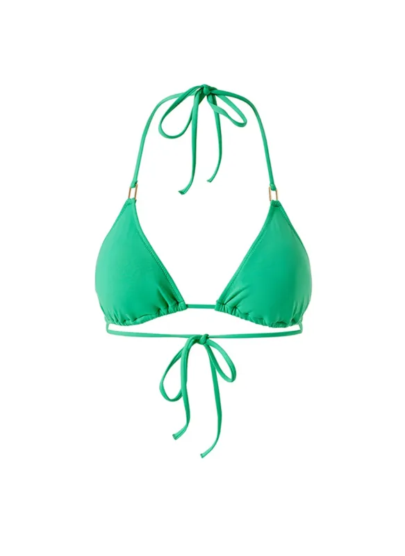 Exclusive Cancun Green Bikini Top made by Melissa Odabash