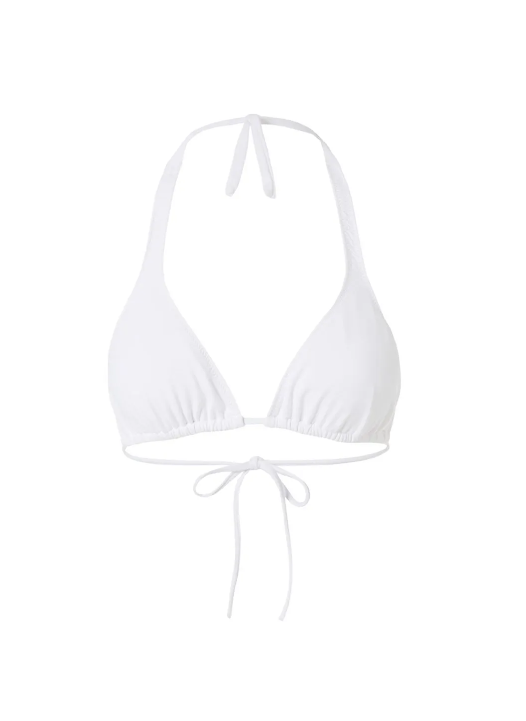Athens White Bikini Top sold by Melissa Odabash
