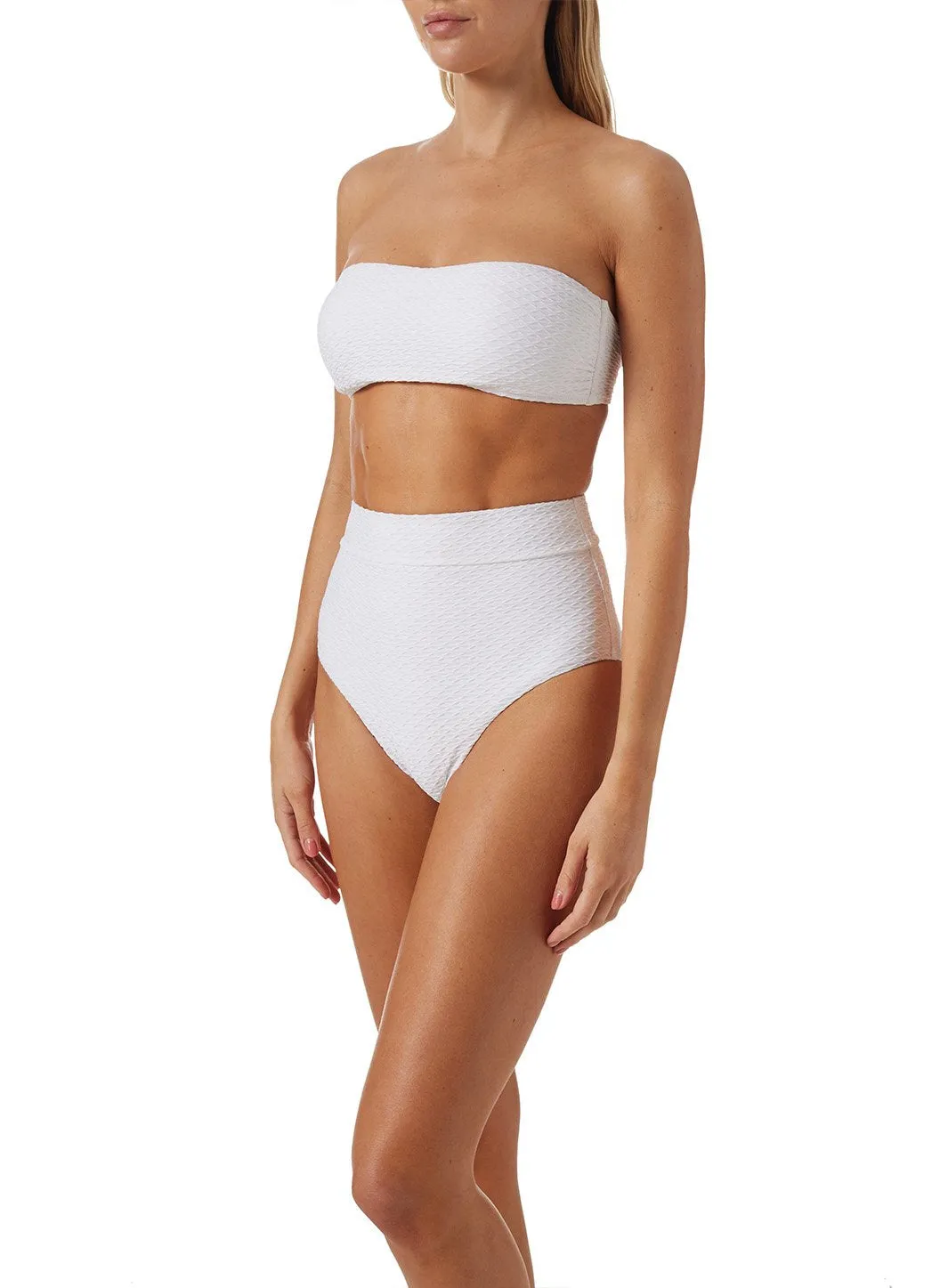 Asia White Waves Bikini Bottom sold by Melissa Odabash product image thumbnail 5