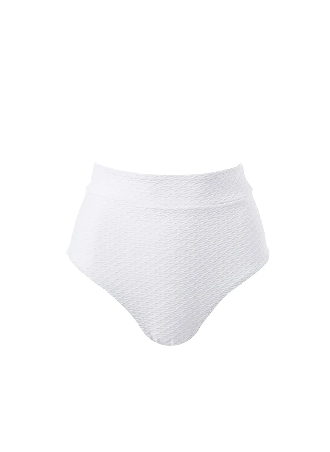 Asia White Waves Bikini Bottom sold by Melissa Odabash