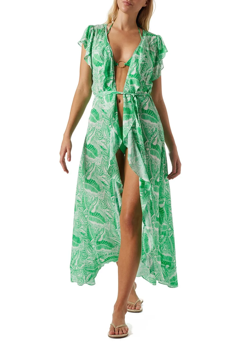Bria Folie Maxi Kaftan sold by Melissa Odabash product image thumbnail 2