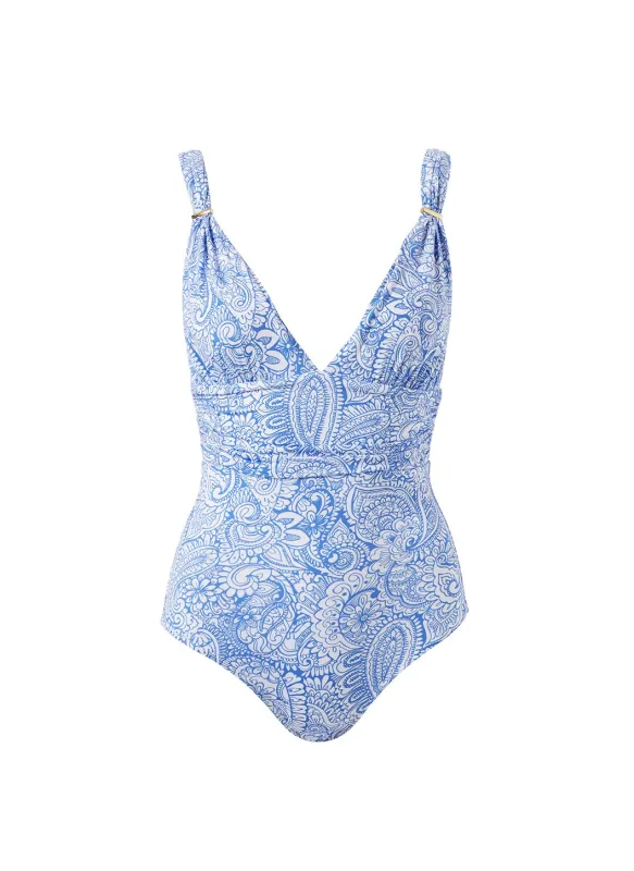 Panarea Azzuro Swimsuit made by Melissa Odabash