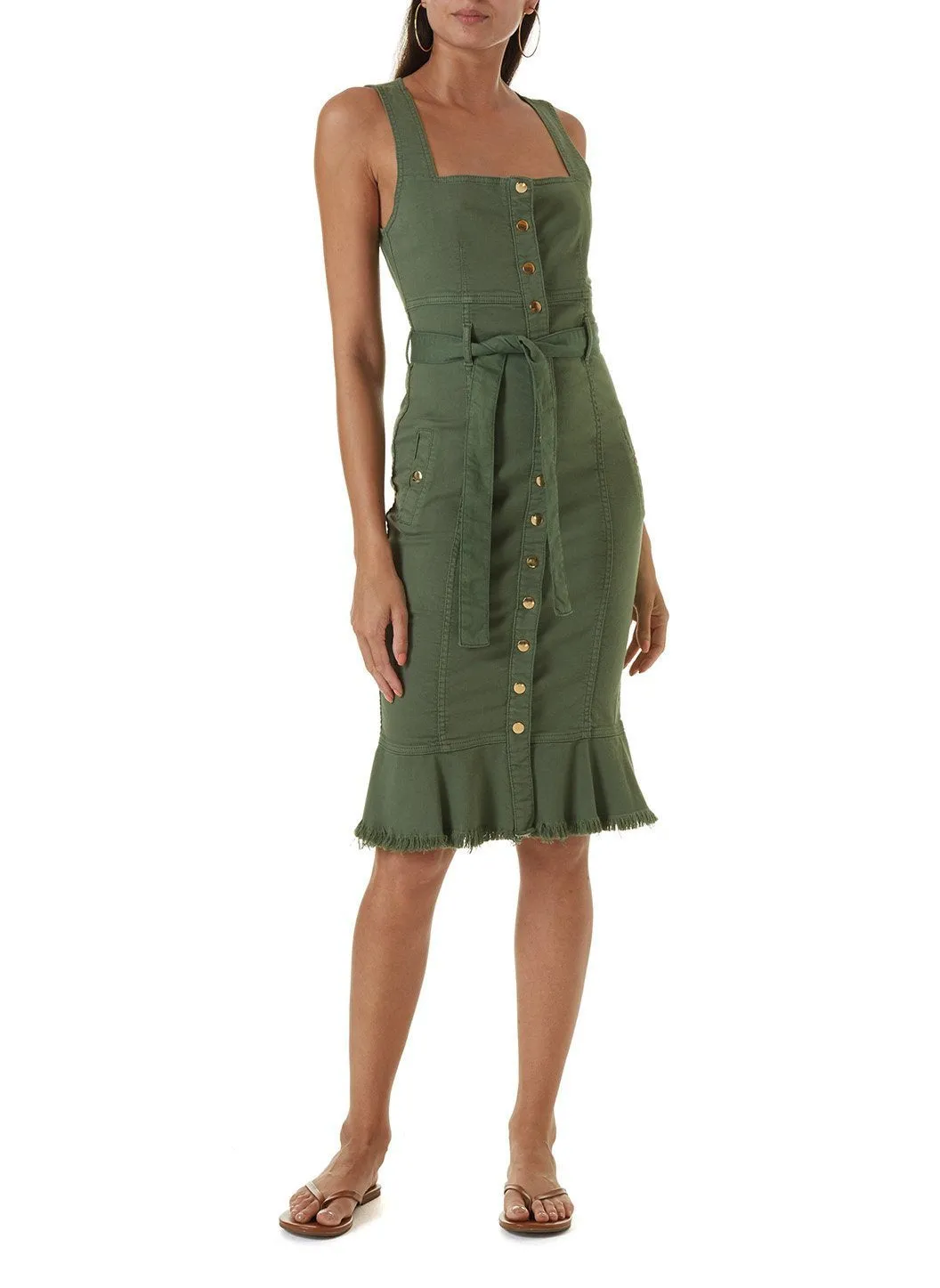 Ruby Olive Midi Dress sold by Melissa Odabash product image thumbnail 3