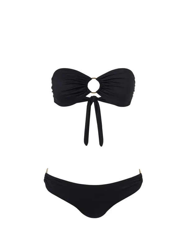 Evita Black Bikini made by Melissa Odabash