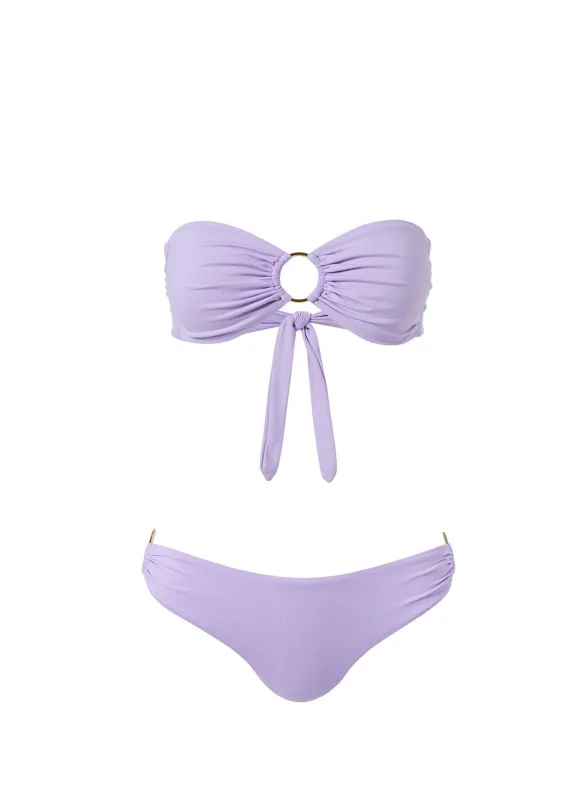Evita Lilac Bikini made by Melissa Odabash