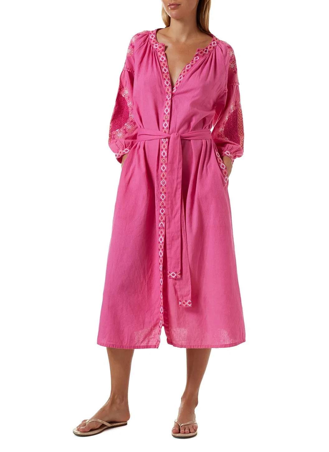 Melanie Flamingo Kaftan sold by Melissa Odabash product image thumbnail 3