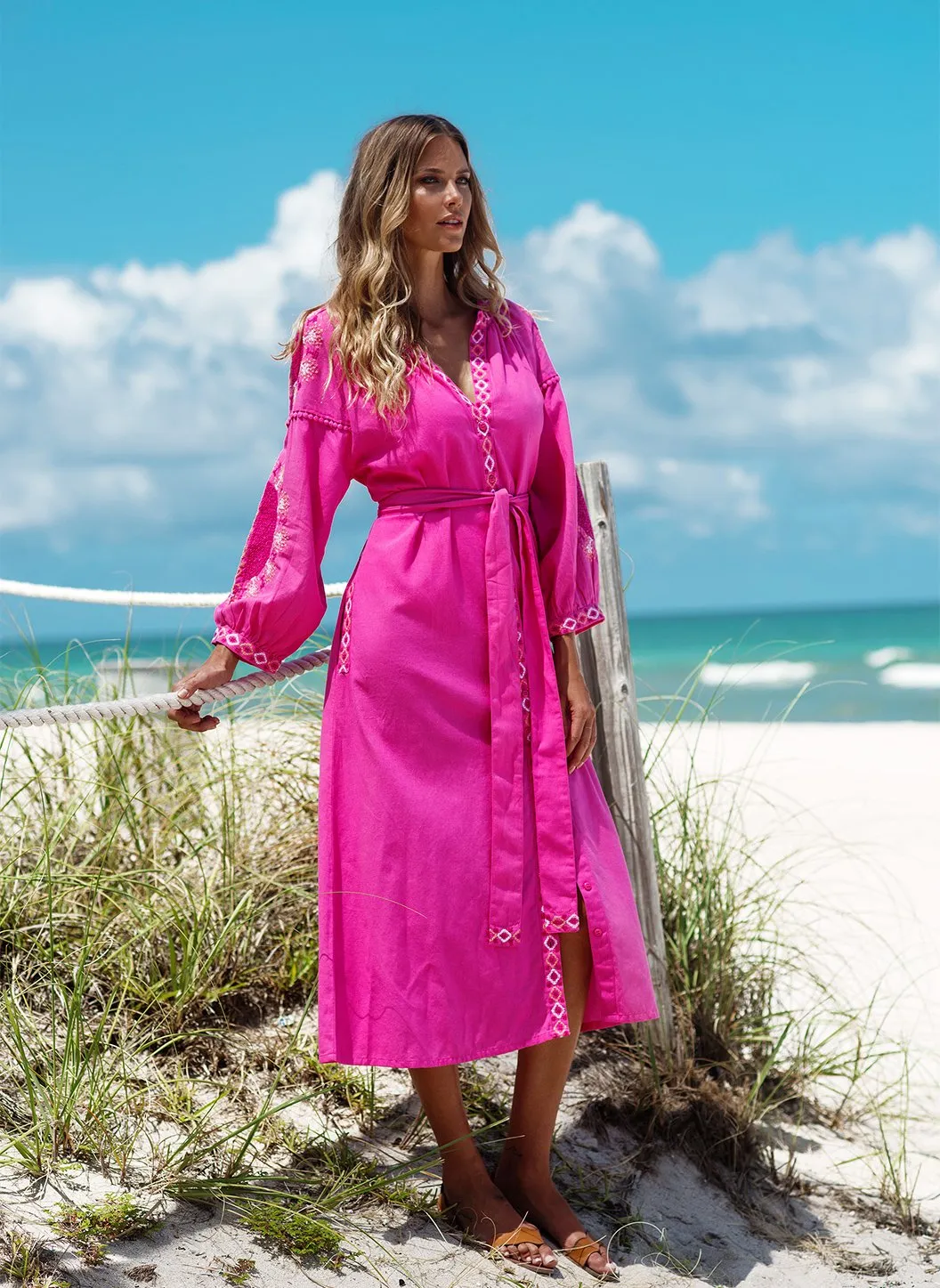 Melanie Flamingo Kaftan sold by Melissa Odabash product image thumbnail 2