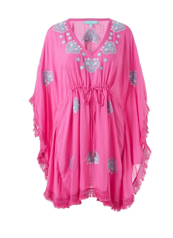Irene Flamingo Kaftan made by Melissa Odabash