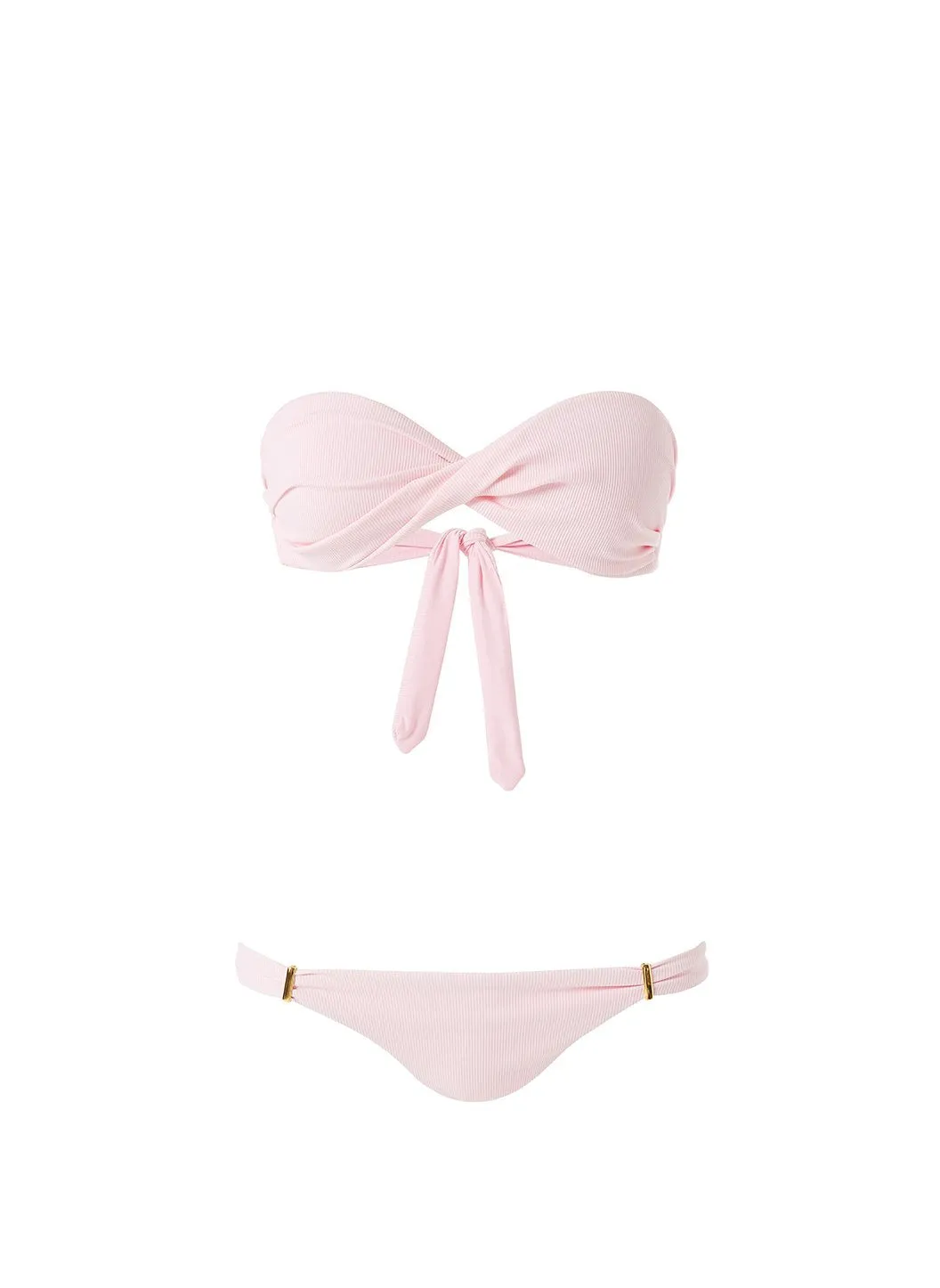 Martinique Ribbed Blush Bikini sold by Melissa Odabash