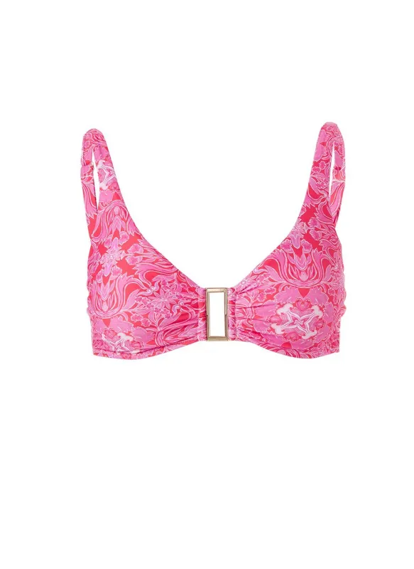 Bel Air Carnival Bikini Top sold by Melissa Odabash