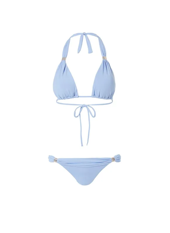 Grenada Cornflower Halterneck Bikini made by Melissa Odabash