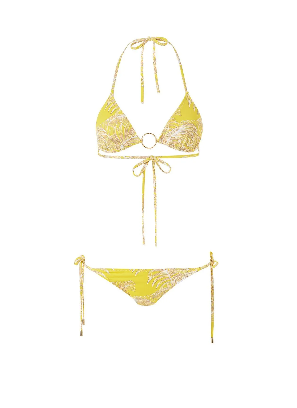 Miami Tropical Yellow Bikini sold by Melissa Odabash