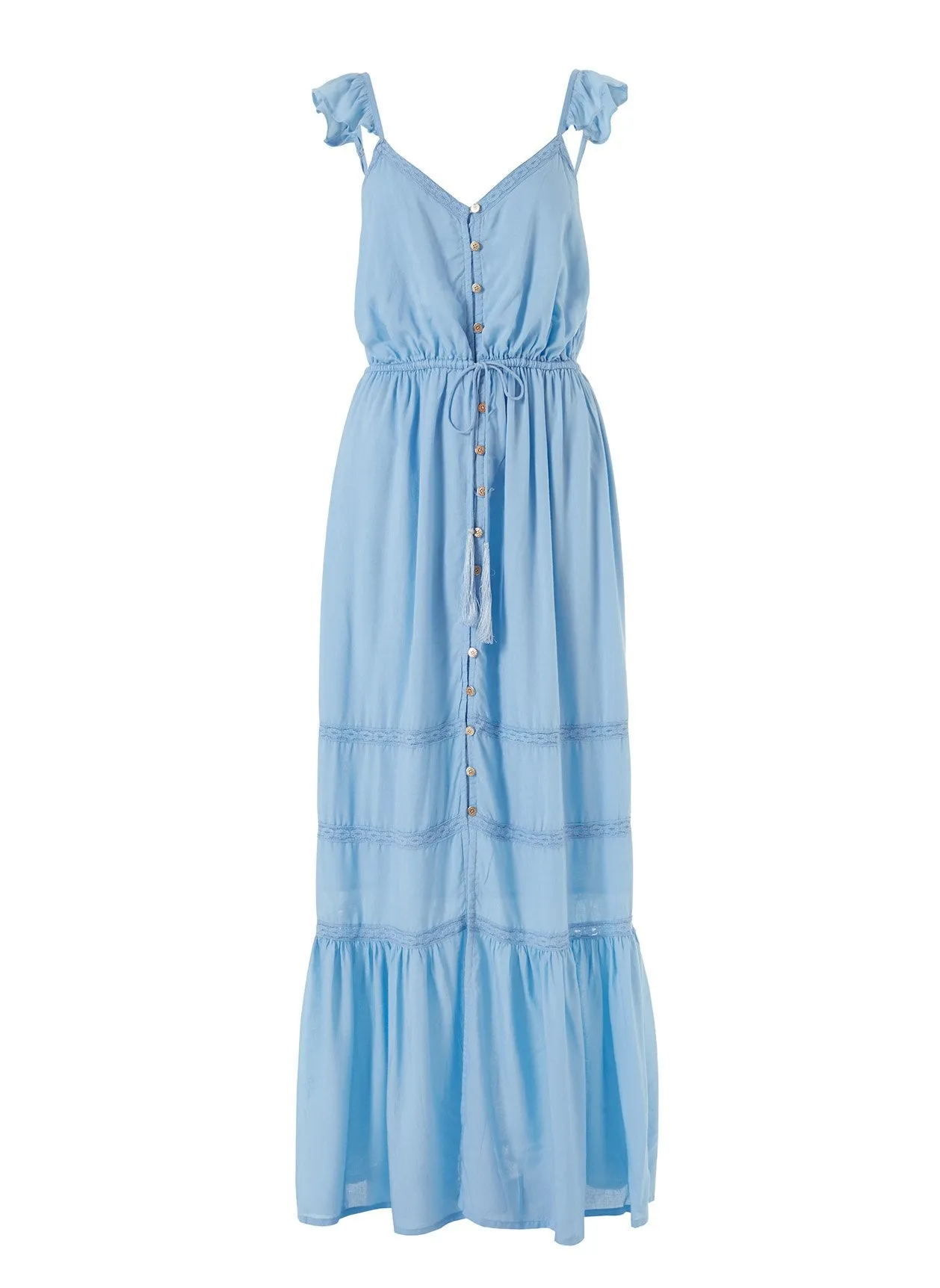 Alanna Cornflower Long Dress sold by Melissa Odabash