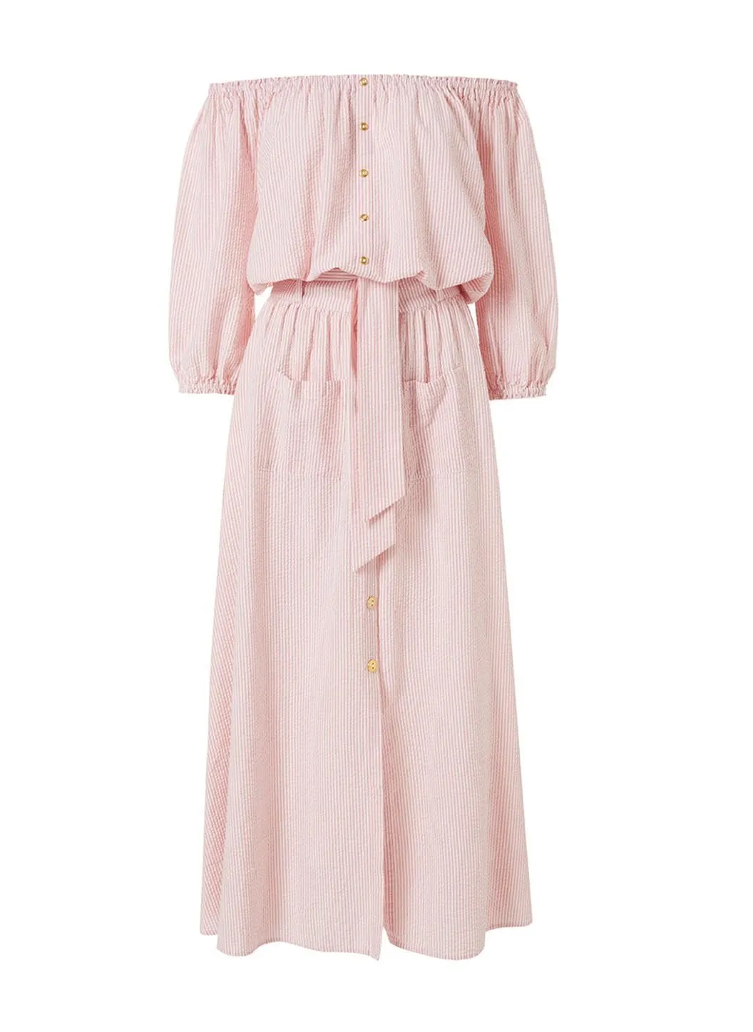 Danna Blush Stripe Top sold by Melissa Odabash product image thumbnail 2