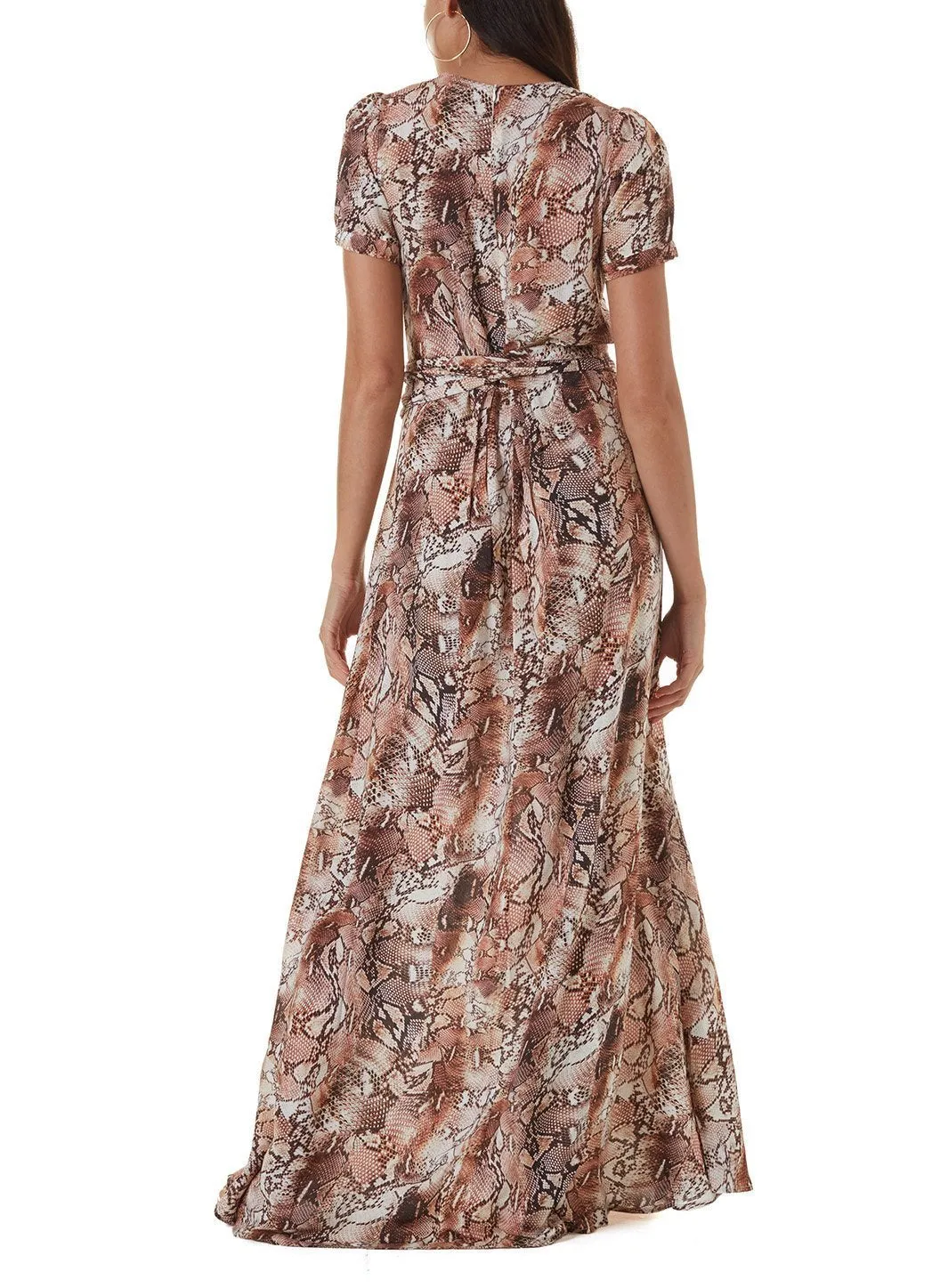 Lou Snake Long Dress sold by Melissa Odabash product image thumbnail 4
