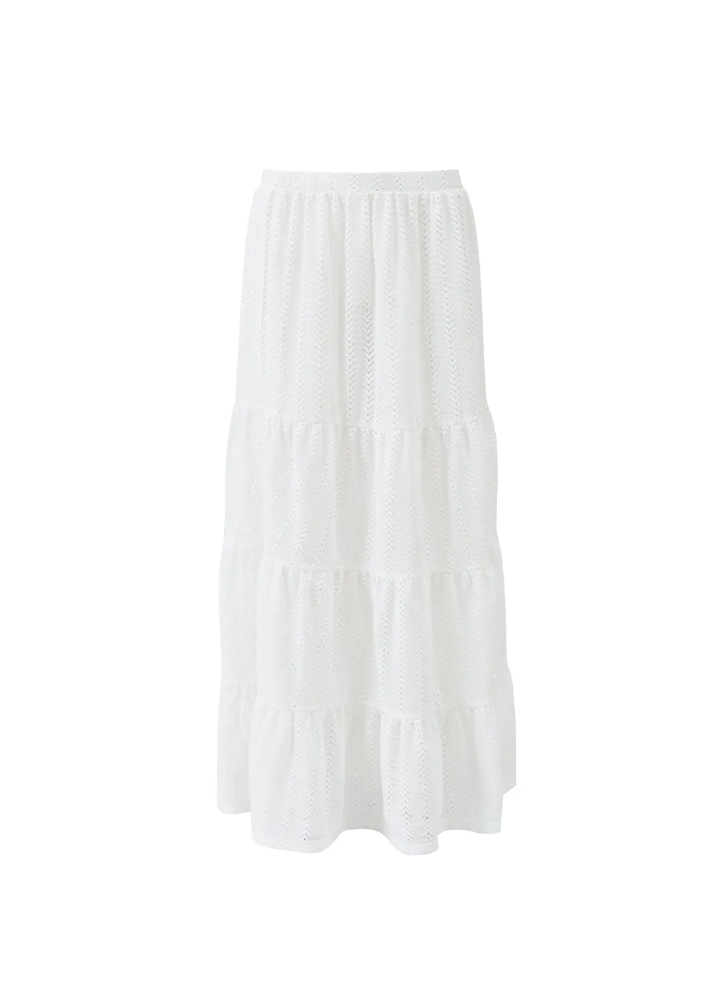 Matilde White Skirt sold by Melissa Odabash