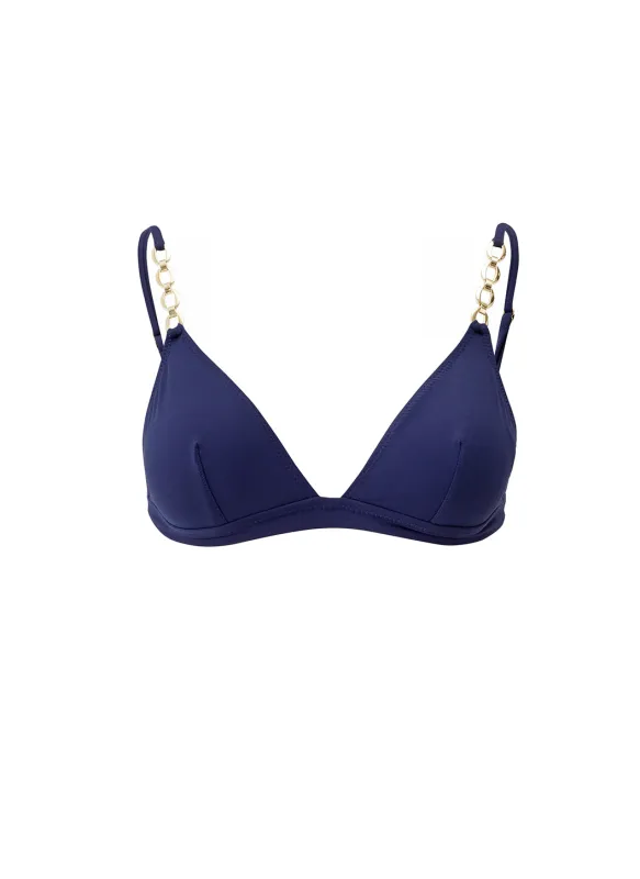 Mexico Navy Bikini Top made by Melissa Odabash