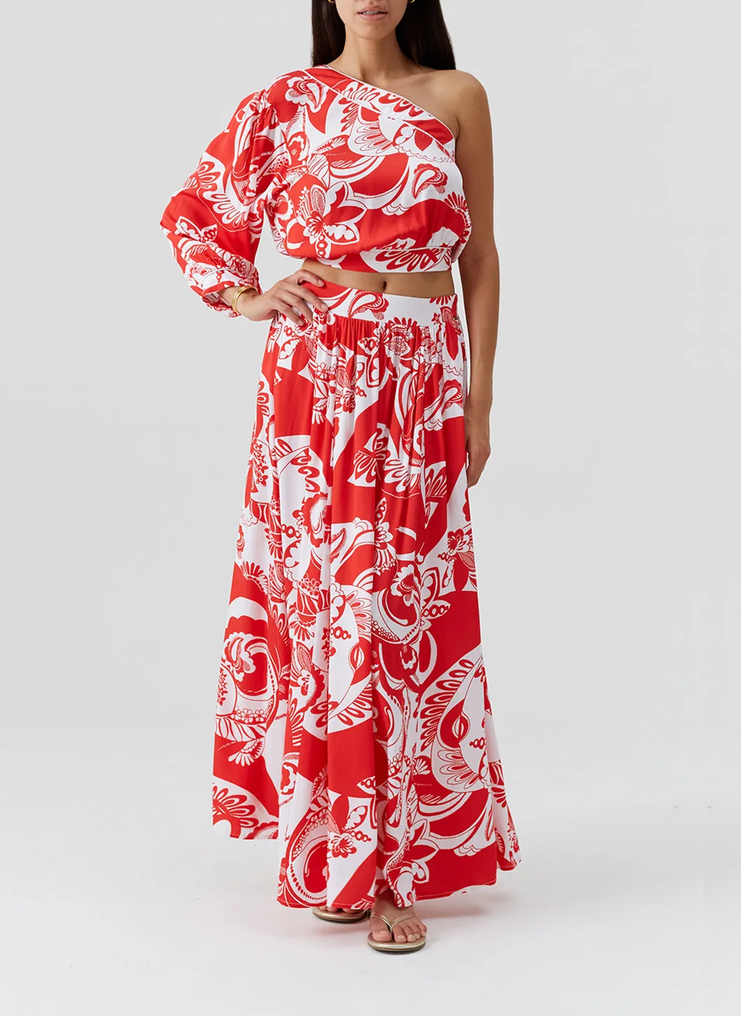 Rania Floral Top sold by Melissa Odabash product image thumbnail 3