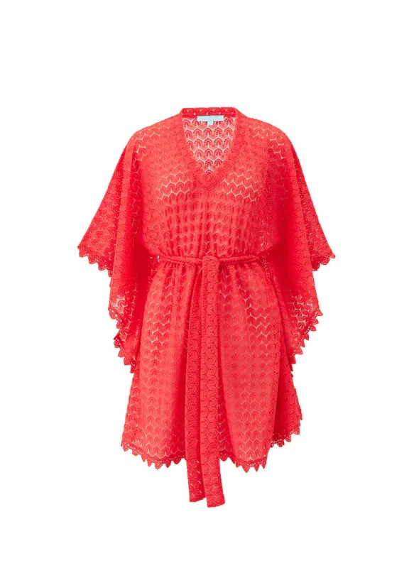 Petra Red Kaftan made by Melissa Odabash