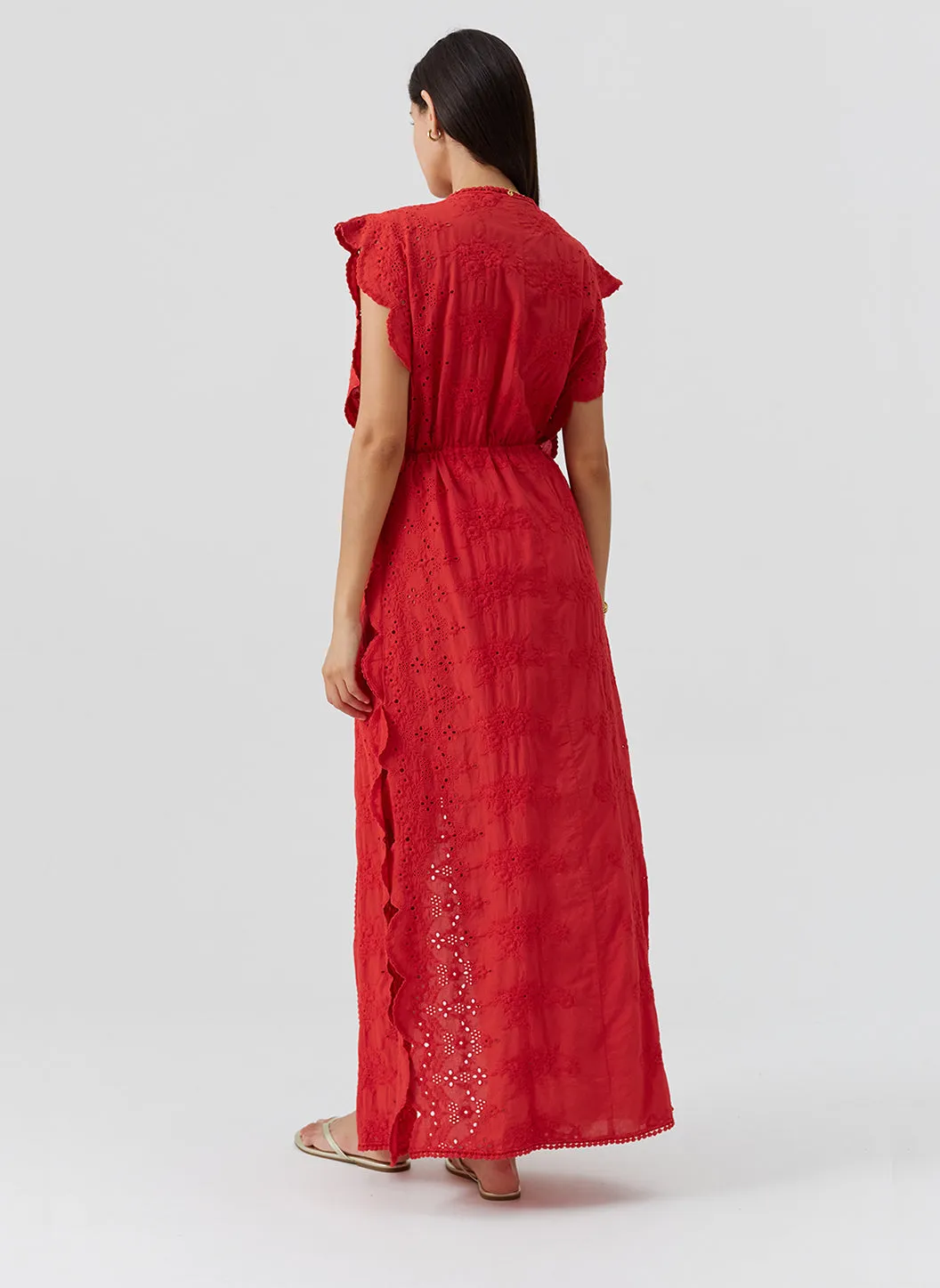 Talitha Red Kaftan sold by Melissa Odabash product image thumbnail 4