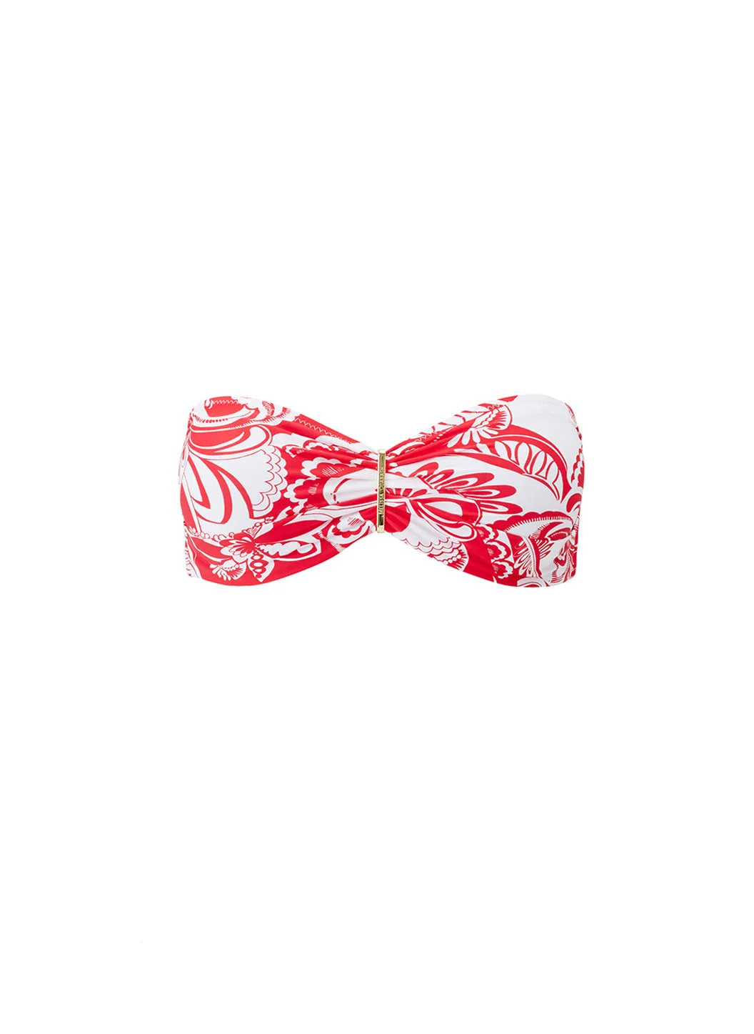 Positano Floral Bikini Top sold by Melissa Odabash