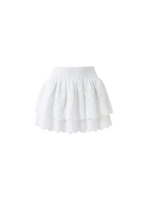 Tam White Skirt made by Melissa Odabash