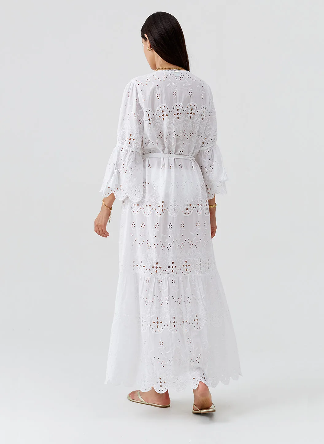 Imogen White Kaftan sold by Melissa Odabash product image thumbnail 4