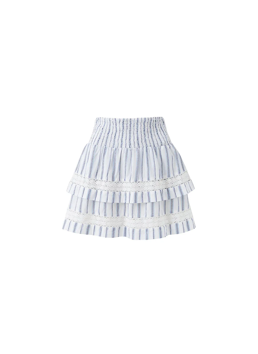 Barbara Stripe Skirt sold by Melissa Odabash