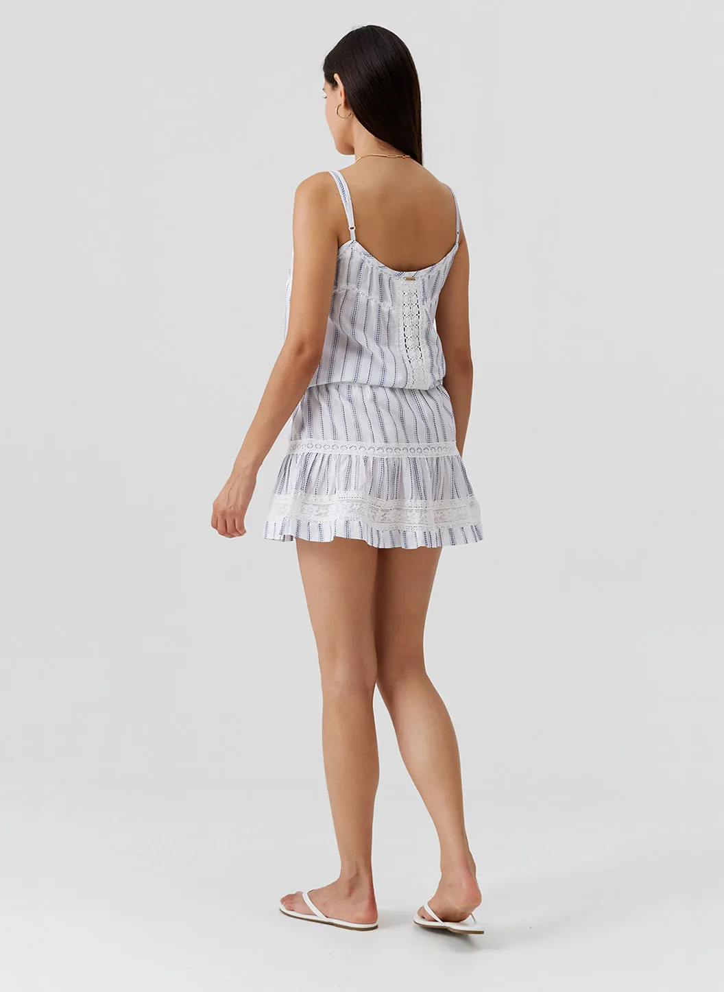 Kelly Stripe Dress sold by Melissa Odabash product image thumbnail 5