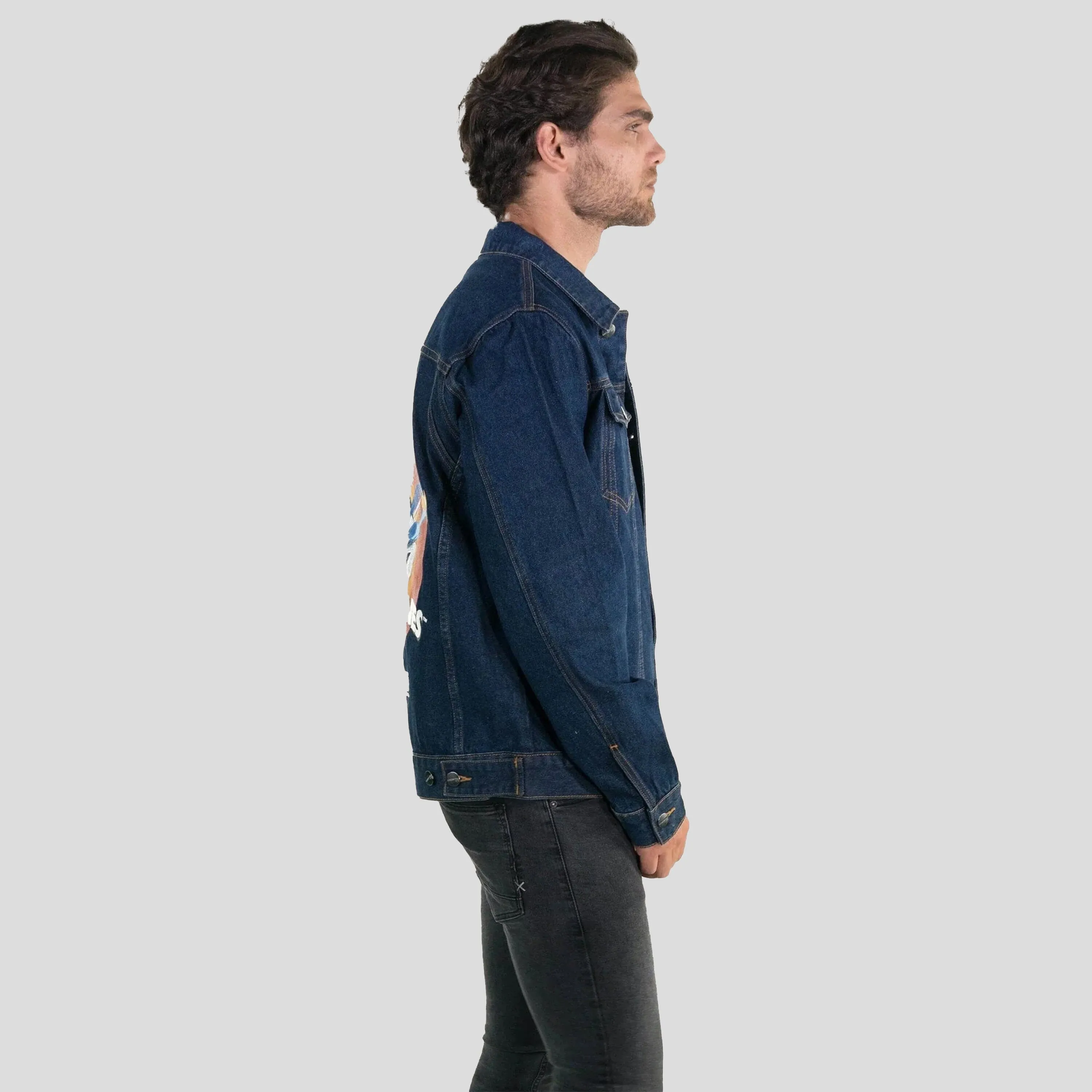 Men's Looney Tunes Denim Trucker Jacket - FINAL SALE sold by Members Only product image thumbnail 3