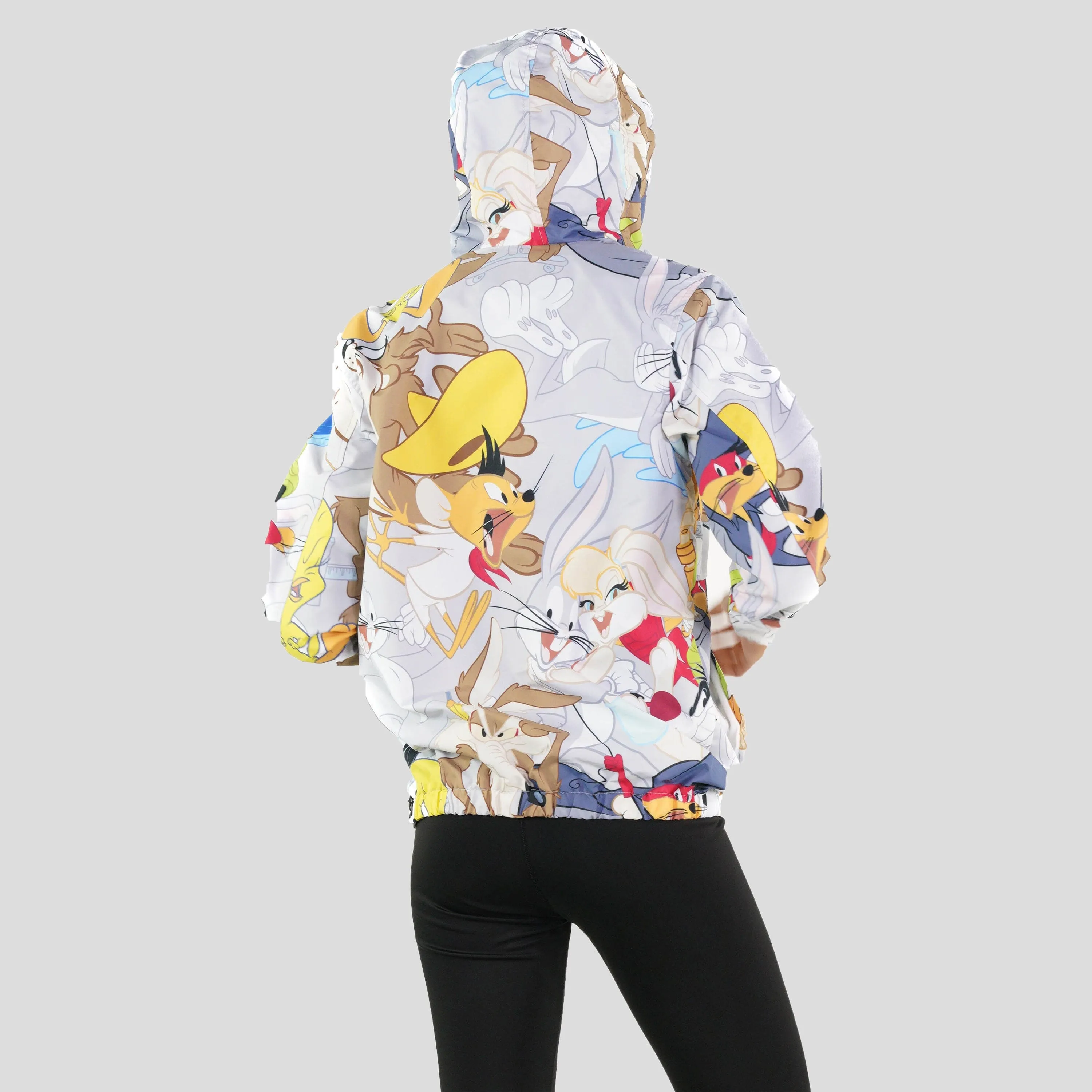Women's Looney Tunes Print Popover Oversized Jacket - FINAL SALE sold by Members Only product image thumbnail 4