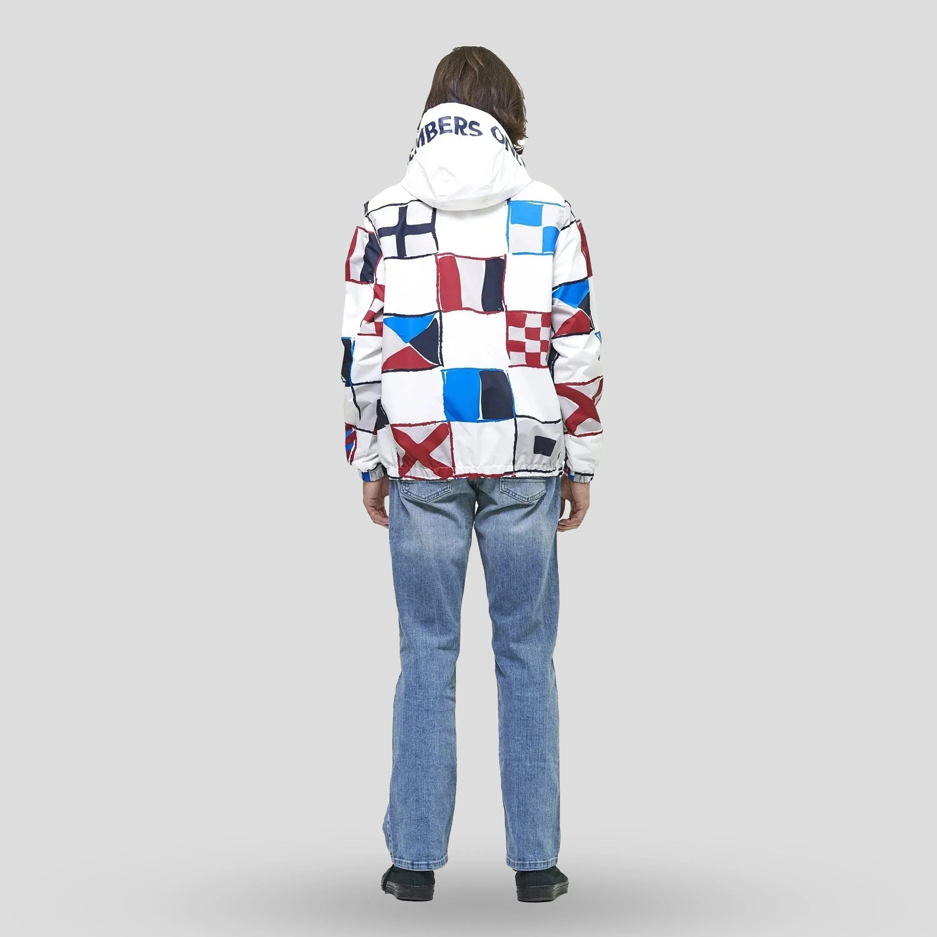 Men's Flag Print Pullover Windbreaker Jacket - FINAL SALE sold by Members Only product image thumbnail 5