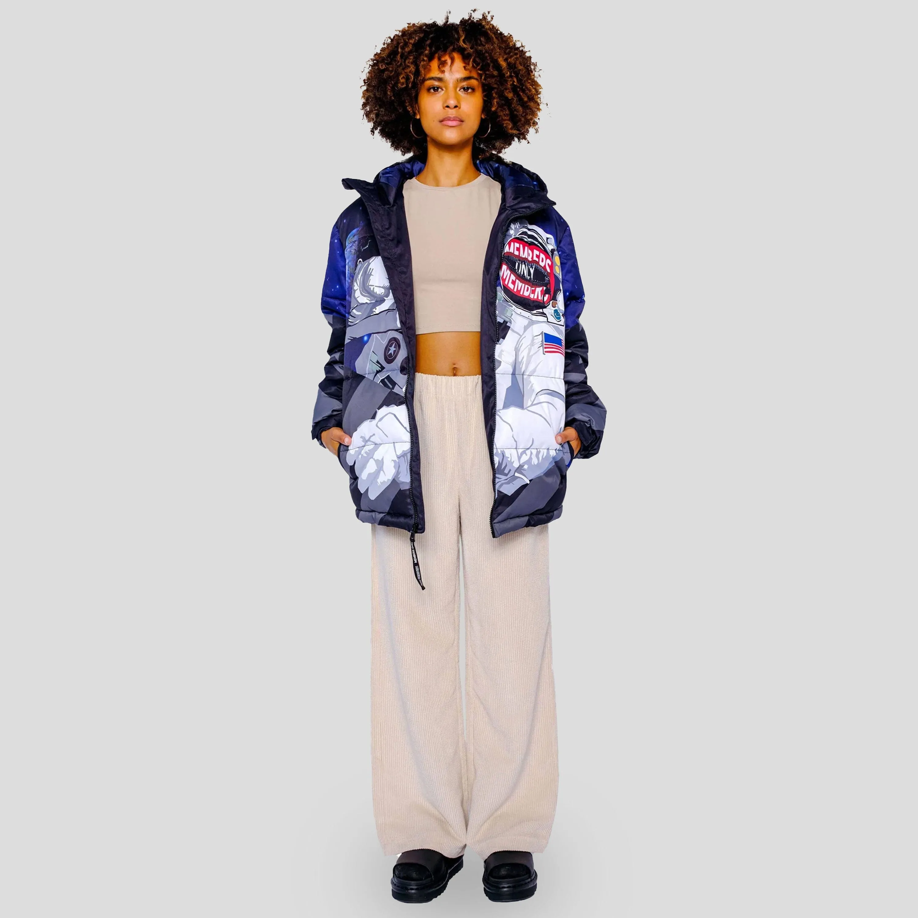 Women's Space Puffer Oversized Jacket - FINAL SALE sold by Members Only product image thumbnail 5