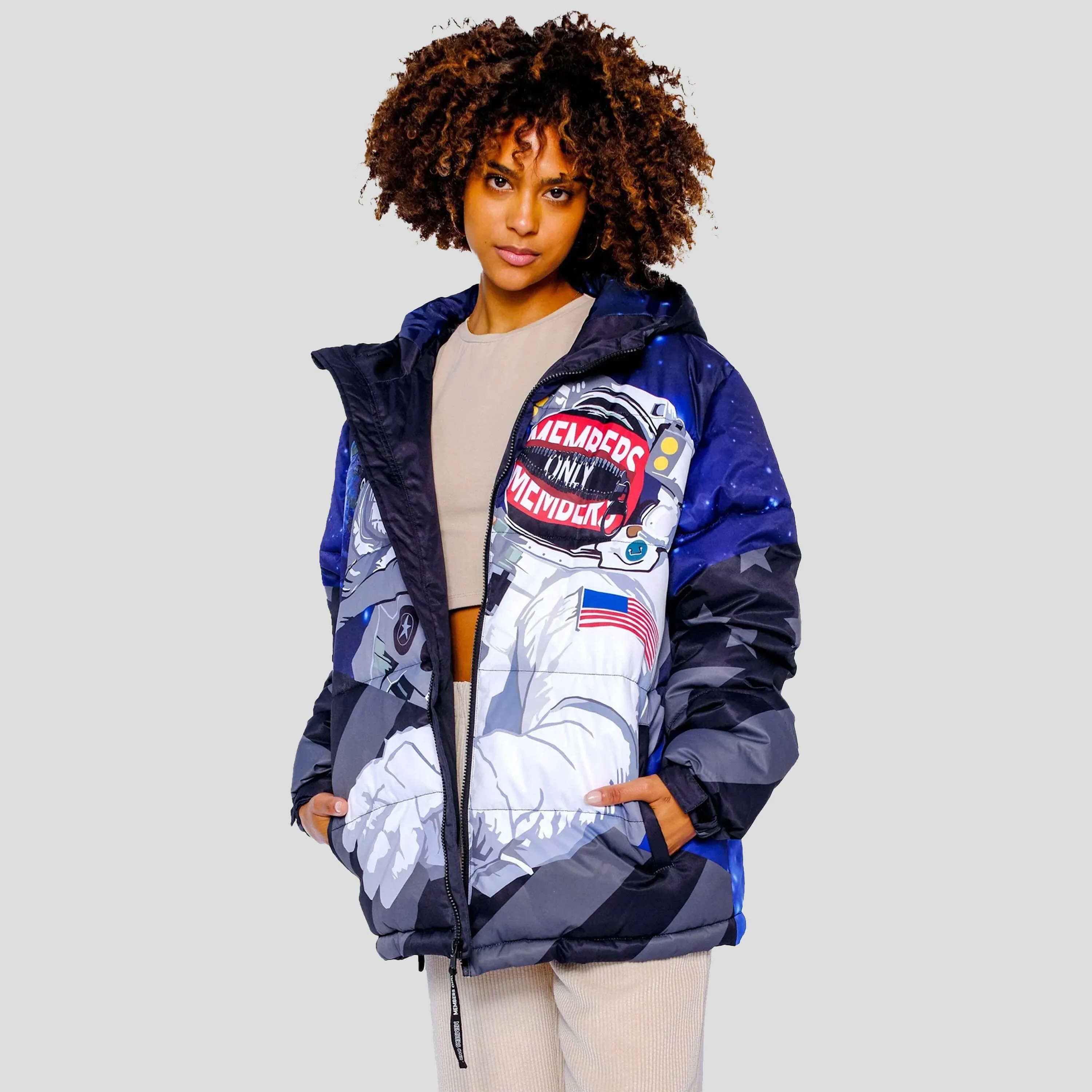 Women's Space Puffer Oversized Jacket - FINAL SALE sold by Members Only product image thumbnail 2