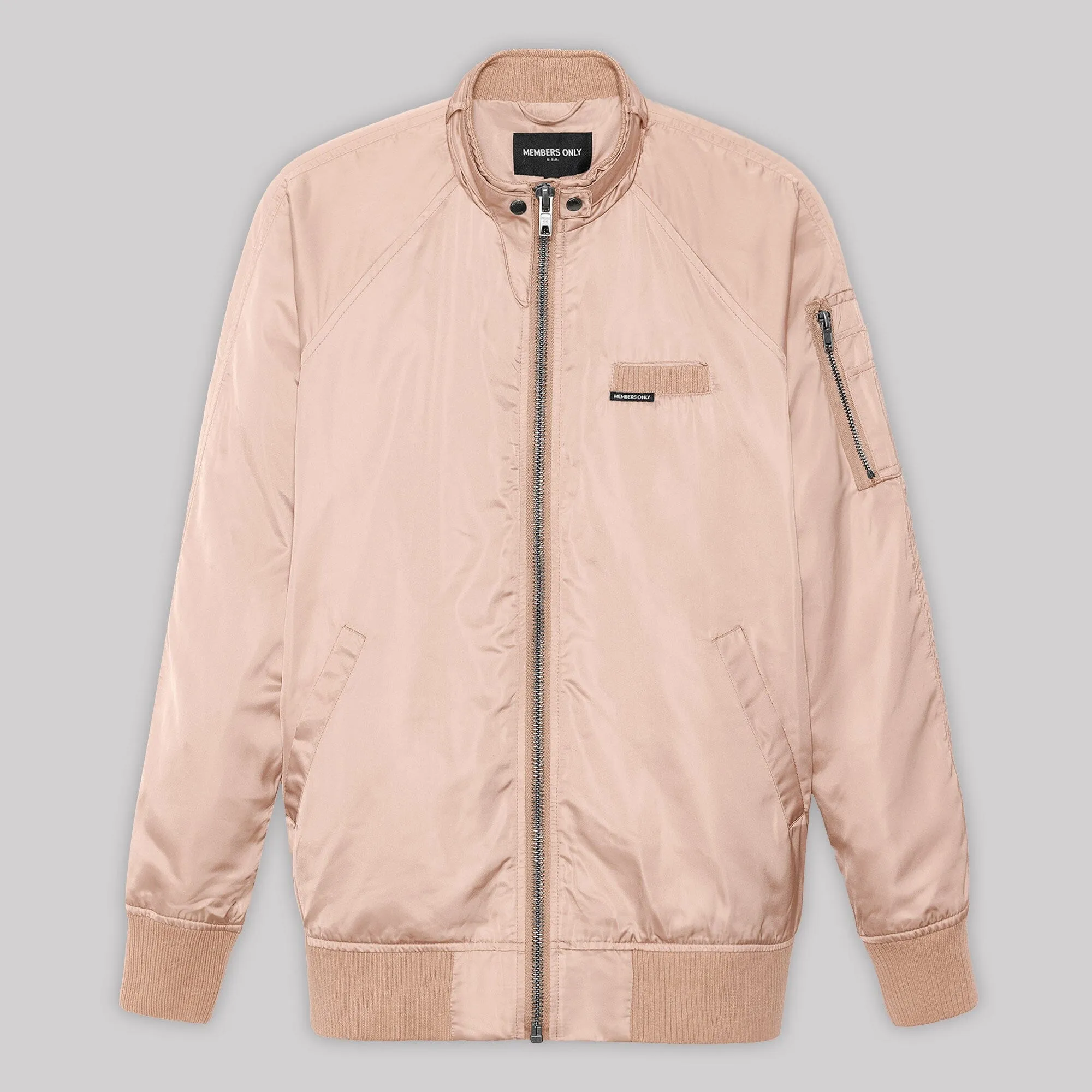 Women's Satin Bomber Jacket sold by Members Only product image thumbnail 2