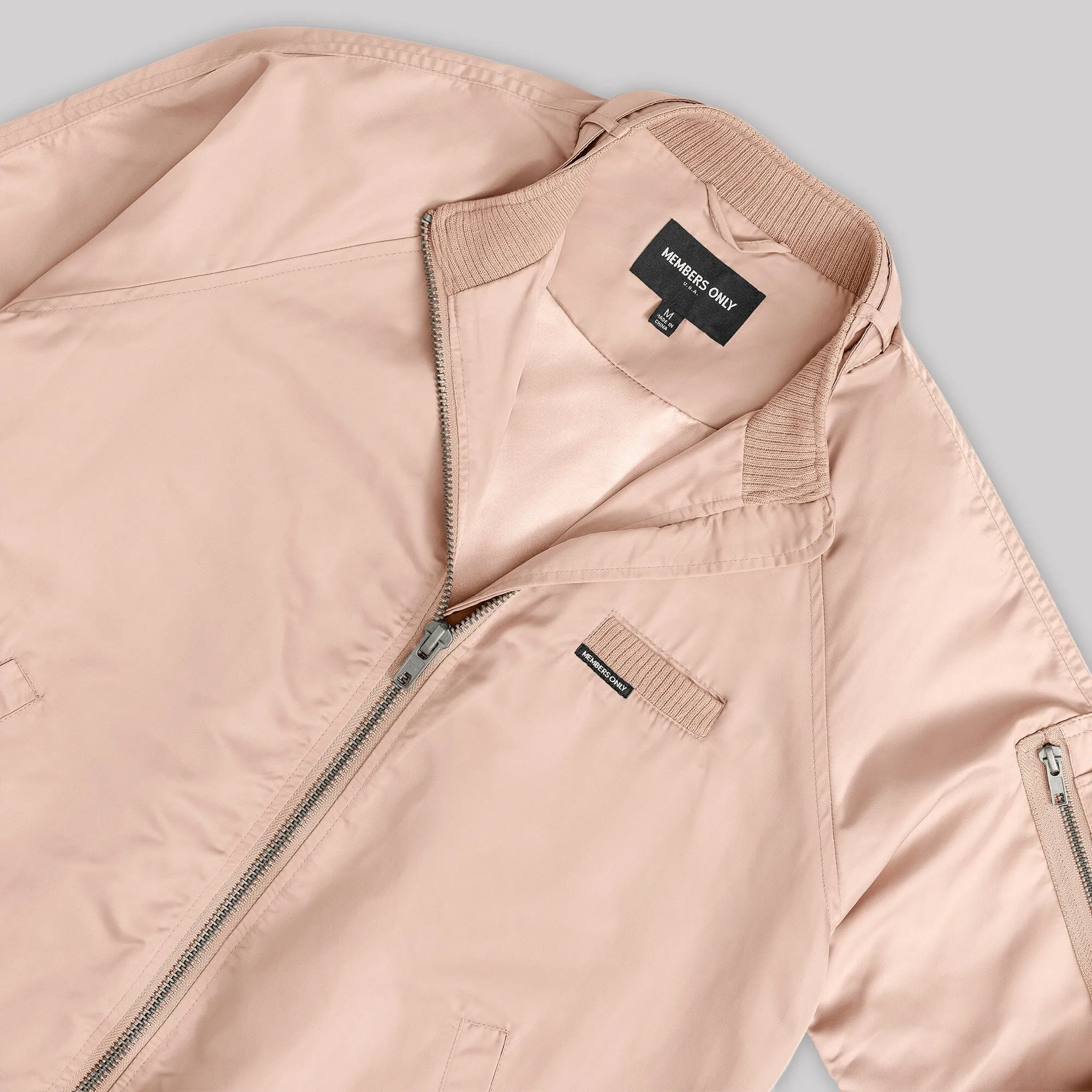 Women's Satin Bomber Jacket sold by Members Only product image thumbnail 4