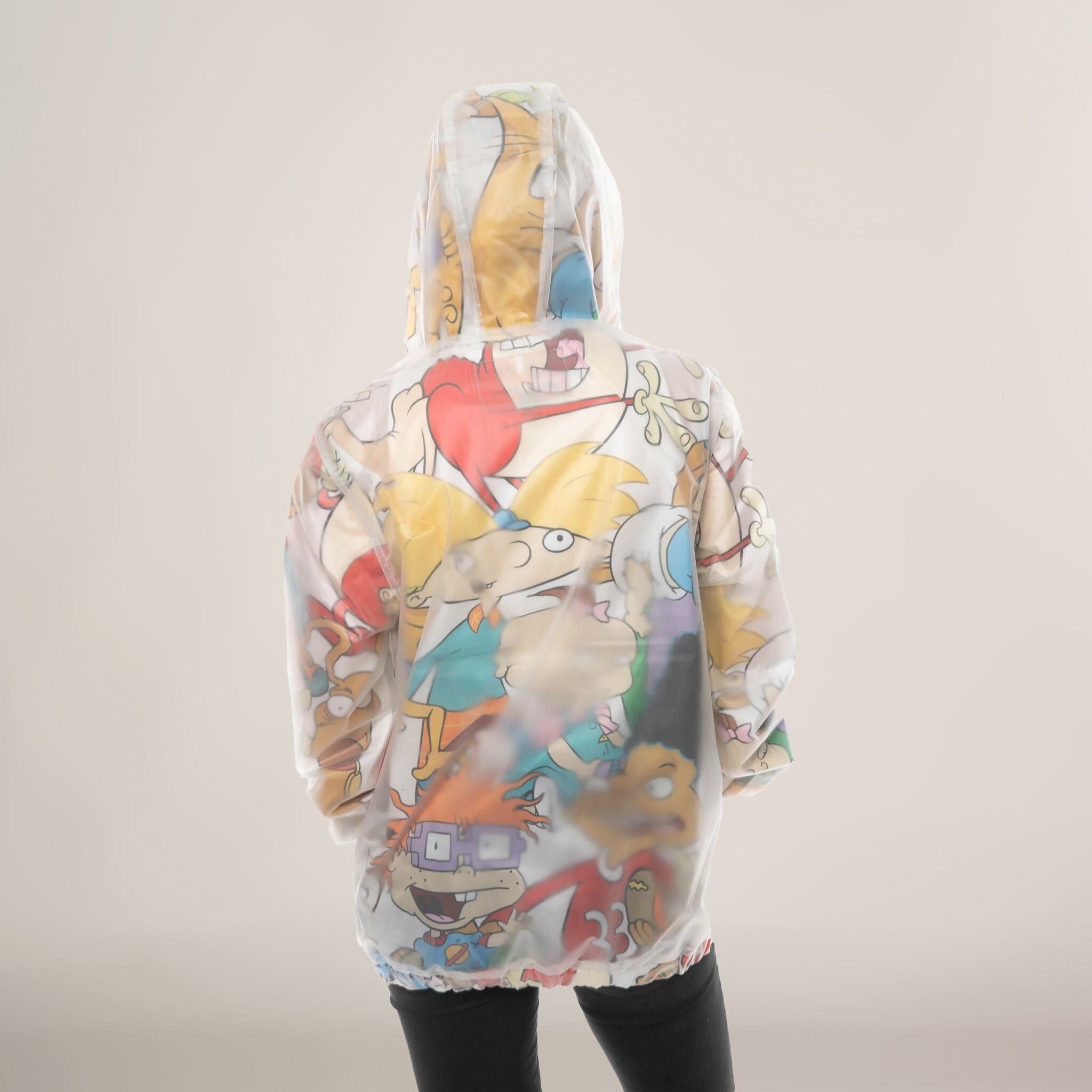 Women's Translucent Nickelodeon Collab Popover Oversized Jacket - FINAL SALE sold by Members Only product image thumbnail 7